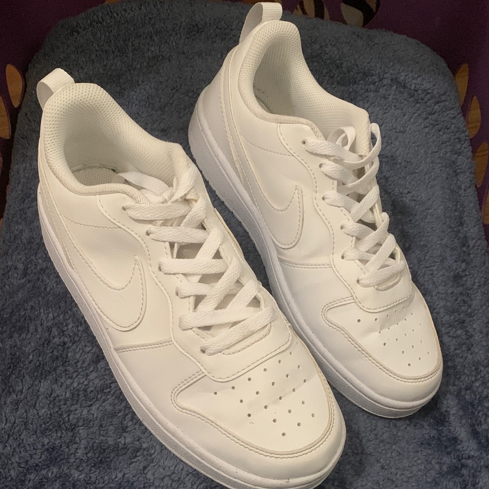 Nike All-White Low-Top Sneakers